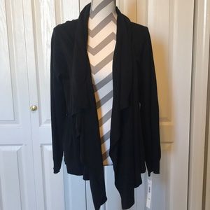 Black cardigan